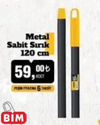 SGS METAL SABİT SIRIK 120 CM